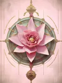 Roze lotus mandala