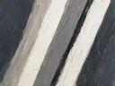 Kwastslag schilderij, schuine banen in Grafiet Mono