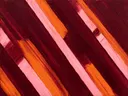 Paletmes abstract schilderij, schuine banen in blush en bourgondie