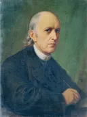 Selbstbildnis van Eduard von Steinle: portret met man