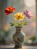 Fotografie van snijbloem in het gouden uur