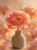 Fotografie van snijbloem in het gouden uur