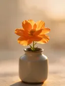 Fotografie van snijbloem in het gouden uur