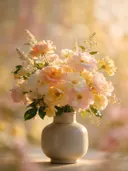 Fotografie van snijbloem in het gouden uur