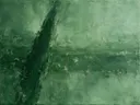 Meswerk schilderij, steile diagonaal in Kas Vol Groen