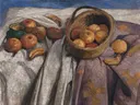 Stilleven met appels en bananen van Paula Modersohn-Becker: stilleven