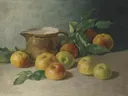 Stilleven met appels van Walter Stoitzner: stilleven met fruit