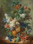 Stillevenschilderij 'Stilleven met Bloemen' naar Jan van Huysum