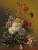 Stilleven met bloemen van Georgius Jacobus Johannes van Os: stilleven met boeket