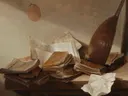 Stillevenschilderij 'Stilleven met Boeken' naar Jan Davidsz de Heem