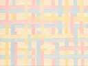 Strepen in de stijl Geometric Earth, in zacht pastelroze, bleek poederblauw, romige crème en zacht pastelgeel
