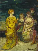 Subject Composition van Adolphe Joseph Thomas Monticelli: figuren