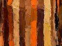 Schilderij: terracotta strepen naast elkaar