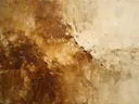 Meswerk schilderij, twee vlakken in Karamel