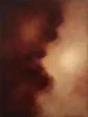 Nevel schilderij, twee vlakken in Kersenkola
