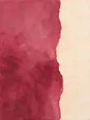 Paletmes abstract schilderij, twee vlakken in stoffig roze