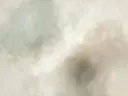 Kleurvelden schilderij, veeg in mist