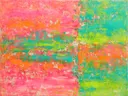 Meswerk schilderij, verticale twee vlakken in Tropisch Fruit