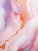 Abstract marmeren schilderij in roze met gouden adertjes