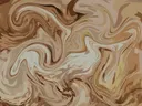 Abstract marmerpatroon in vloeiende bruine, beige en zandkleurige tinten.