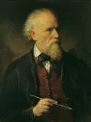 Zelfportret van Friedrich von Amerling: portret