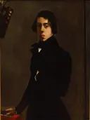 Zelfportret van Théodore Chassériau: portret met mannen
