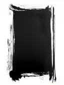 Minimalistisch zwart rechthoekig schilderij