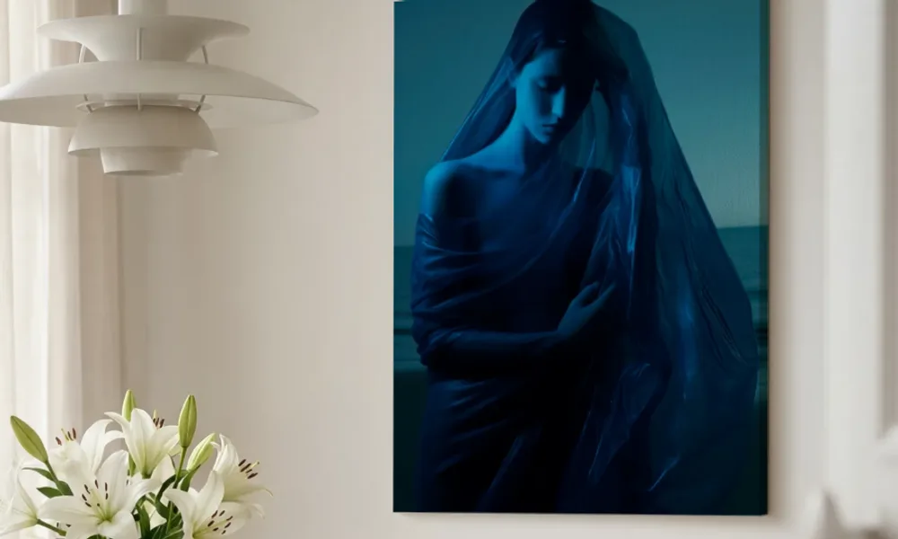 Canvas schilderij uit de collectie surrealismus aan de muur