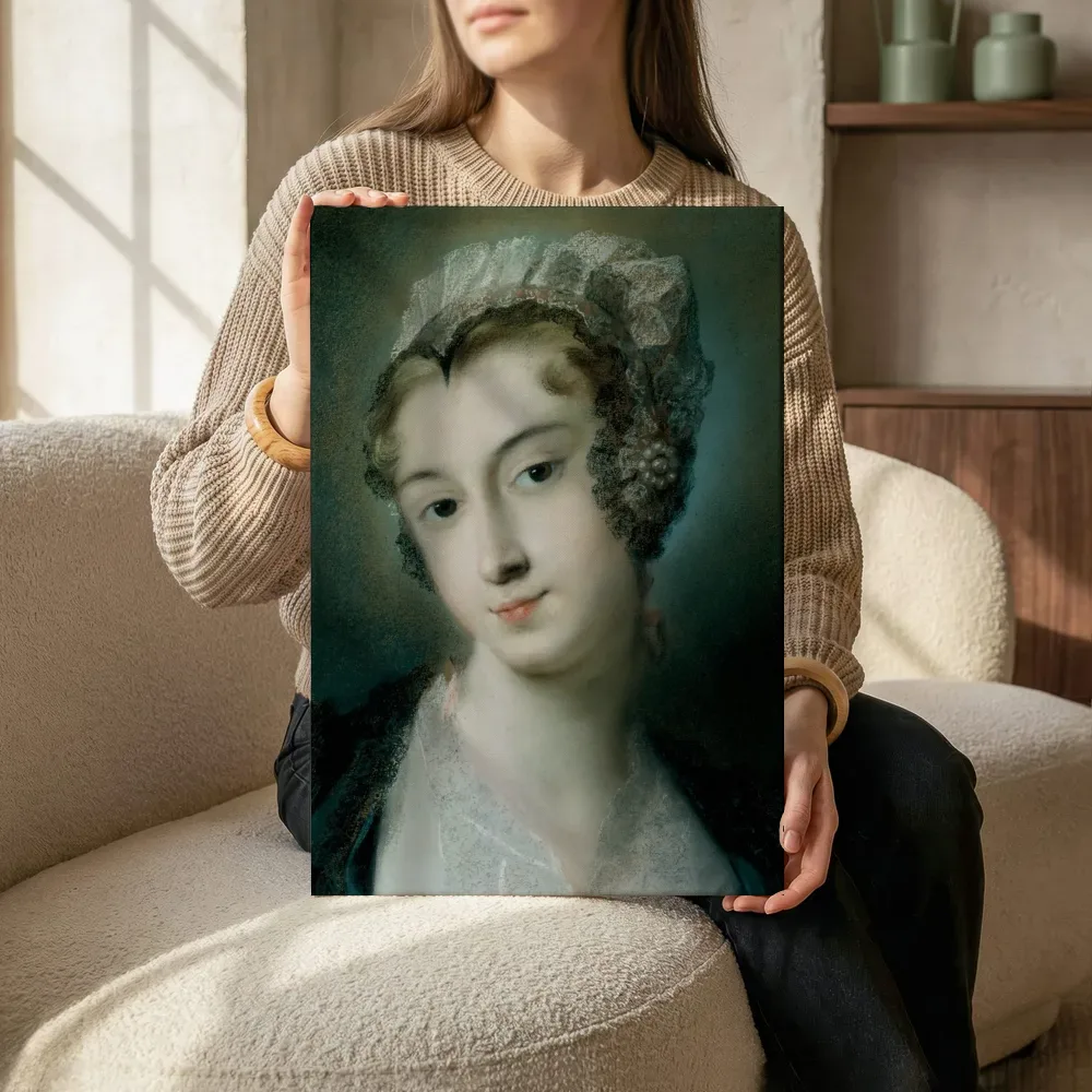 Sfeerimpressie: Een Tiroolse waard van Rosalba Carriera terwijl het zittend wordt getoond