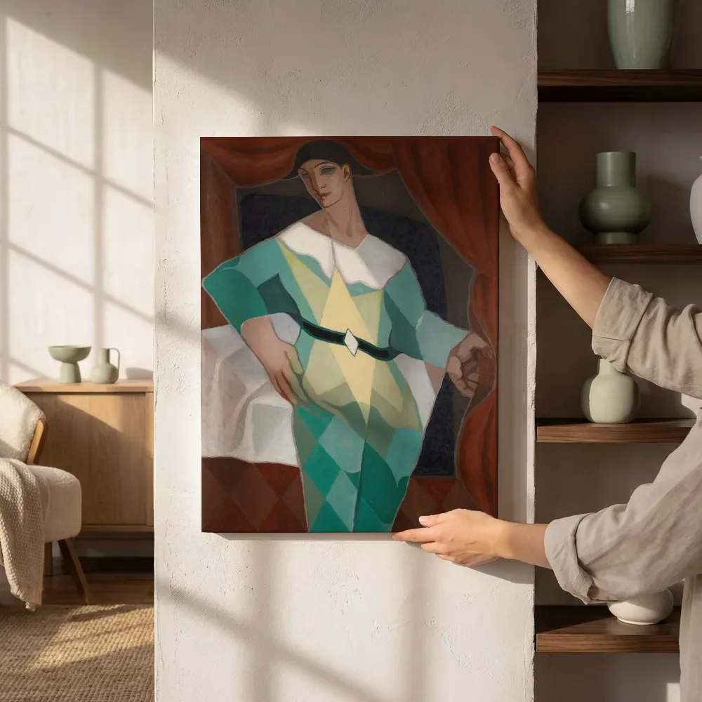 Sfeerimpressie: Arlequin van Juan Gris naast de kast