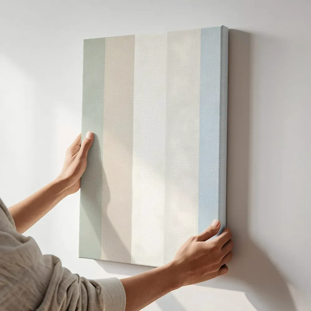 Sfeerimpressie: Banen in mist gehuld terwijl het aan de muur wordt gehangen