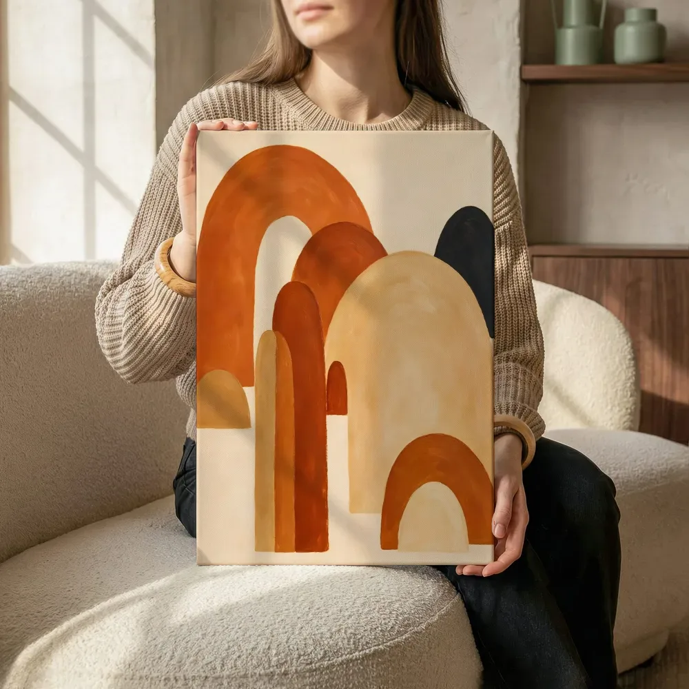Sfeerimpressie: Bogen in maten Retro Shapes 3 terwijl het zittend wordt getoond
