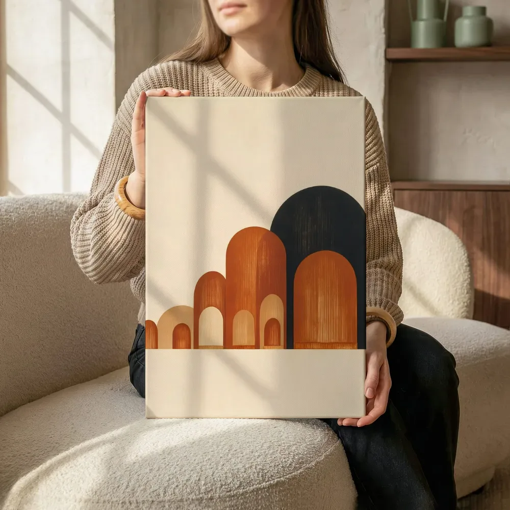 Sfeerimpressie: Bogen in maten Retro Shapes 7 terwijl het zittend wordt getoond