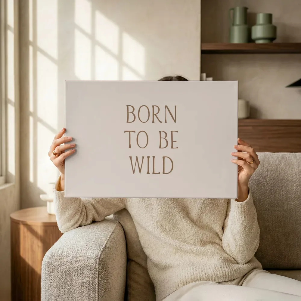 Sfeerimpressie: Born to be wild tekst terwijl het omhoog wordt gehouden