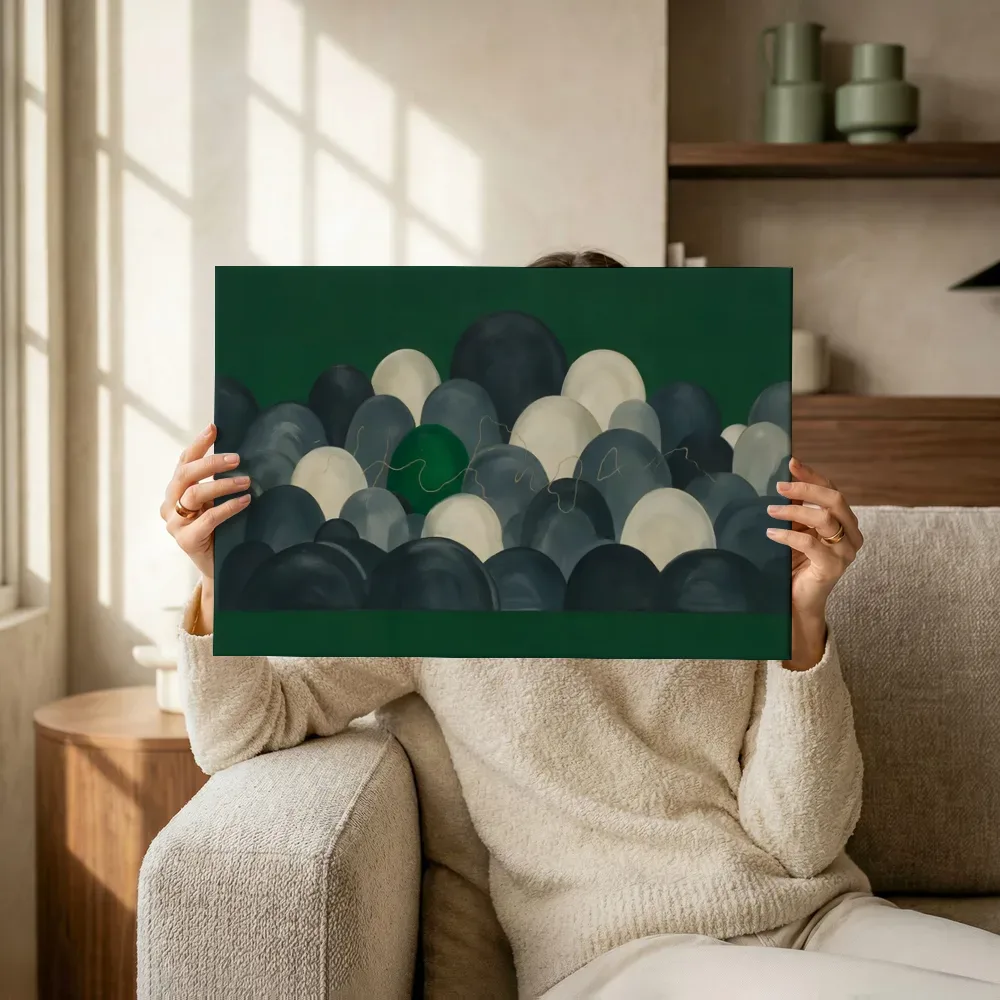 Sfeerimpressie: Brede bogen Retro Shapes in houtskoolgrijs terwijl het omhoog wordt gehouden