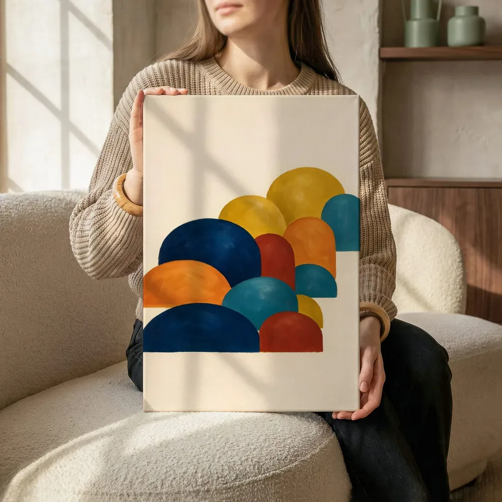 Sfeerimpressie: Brede bogen Retro Shapes terwijl het zittend wordt getoond