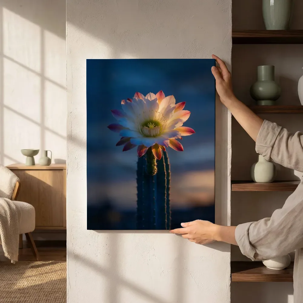 Sfeerimpressie: Cactus in de schemering 6 naast de kast