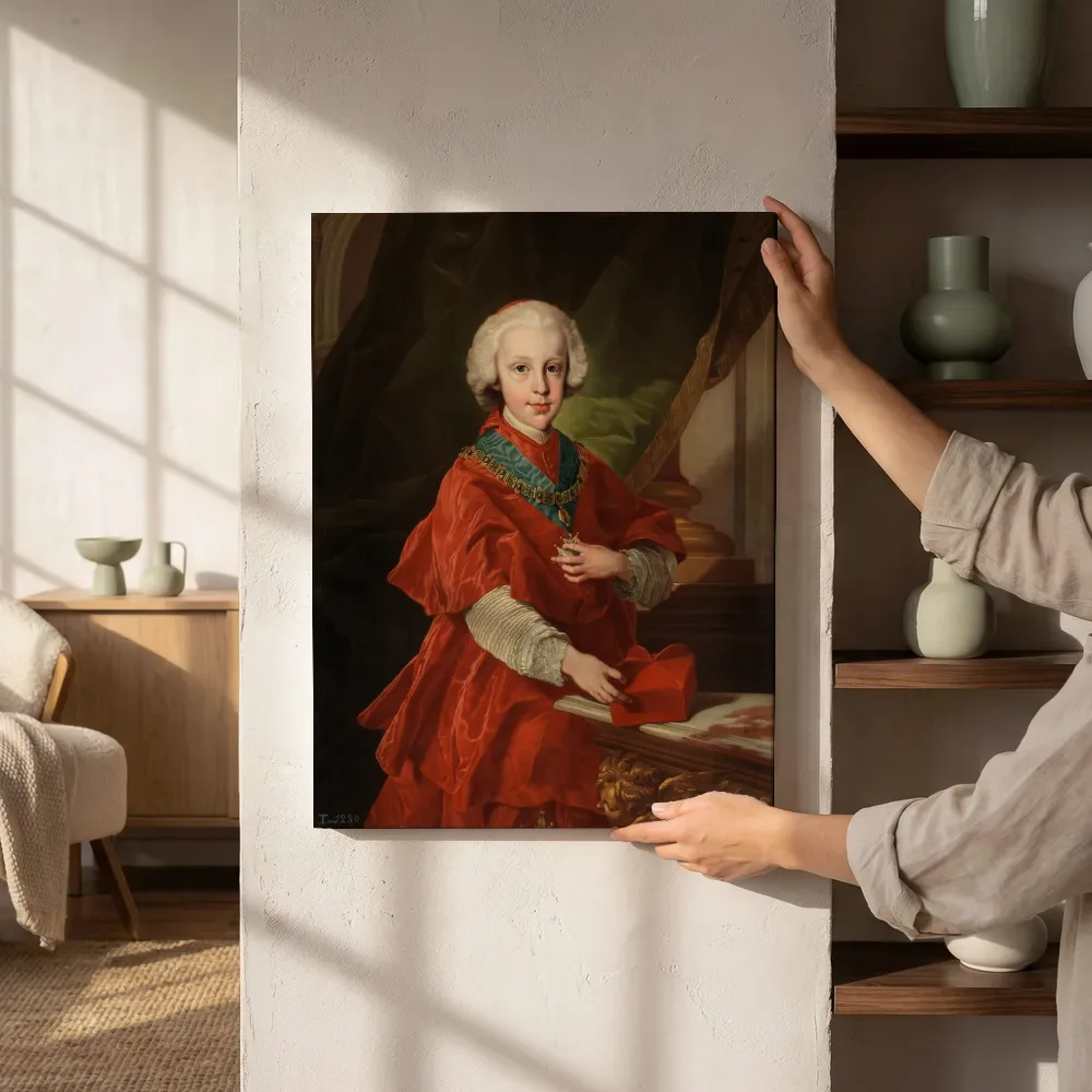 Sfeerimpressie: Kardinaal-infant Luis Antonio van Bourbon van Louis-Michel van Loo naast de kast