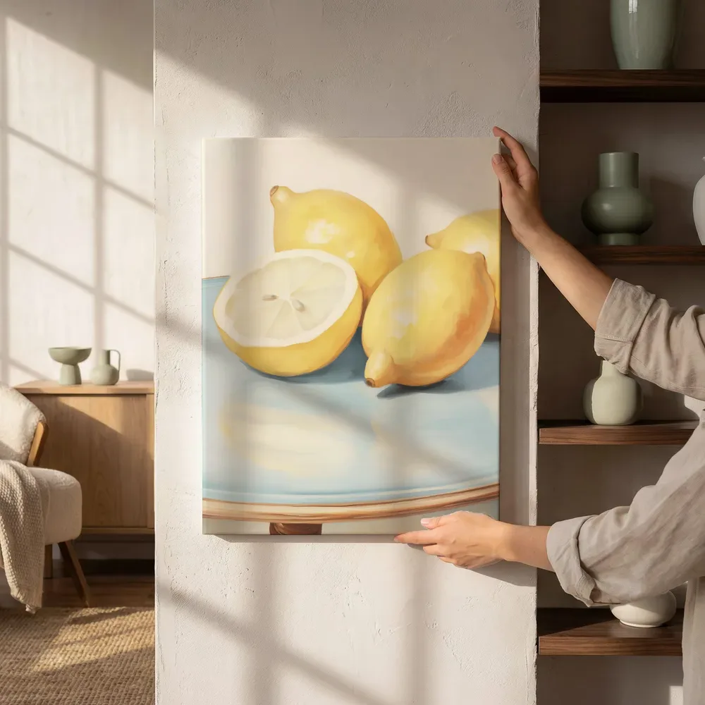 Sfeerimpressie: Citroenen op tafel naast de kast