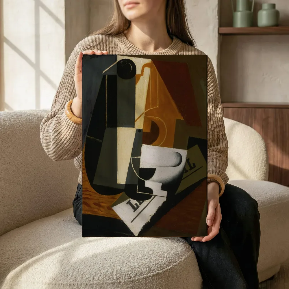 Sfeerimpressie: Coffeepot van Juan Gris terwijl het zittend wordt getoond