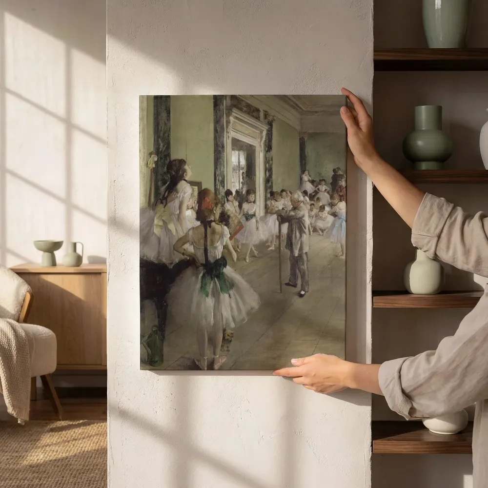 Sfeerimpressie: De balletklas van Edgar Degas naast de kast