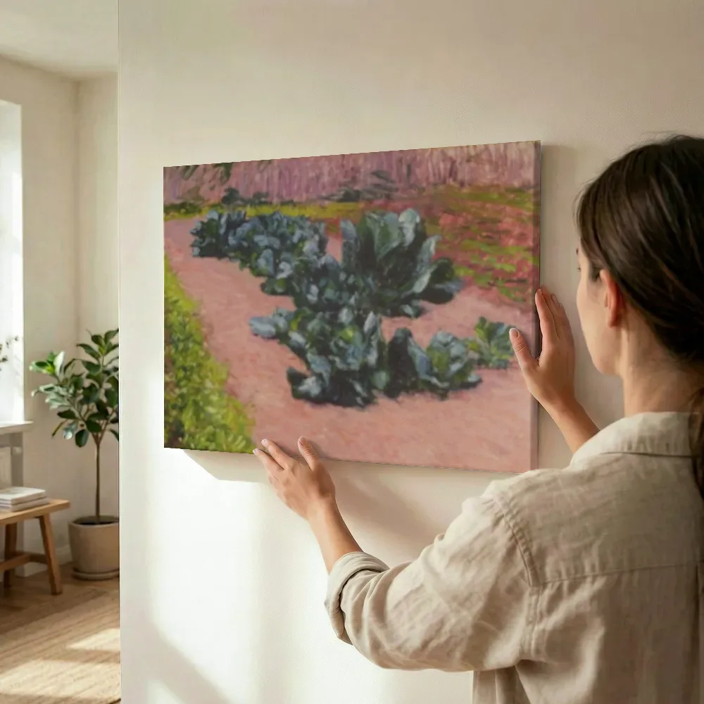 Sfeerimpressie: De koolkoppen van Gustave Caillebotte terwijl het wordt opgehangen