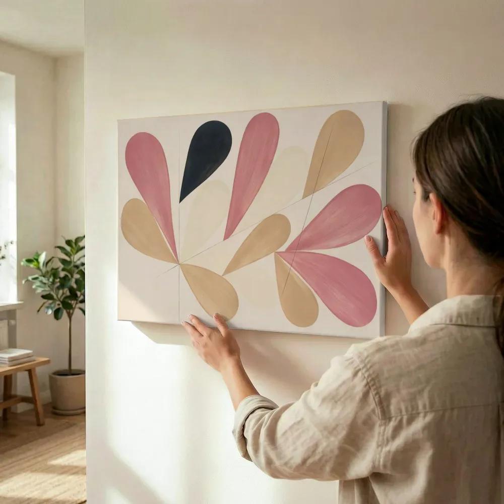 Sfeerimpressie: Druppelvormen Retro Shapes 14 terwijl het wordt opgehangen