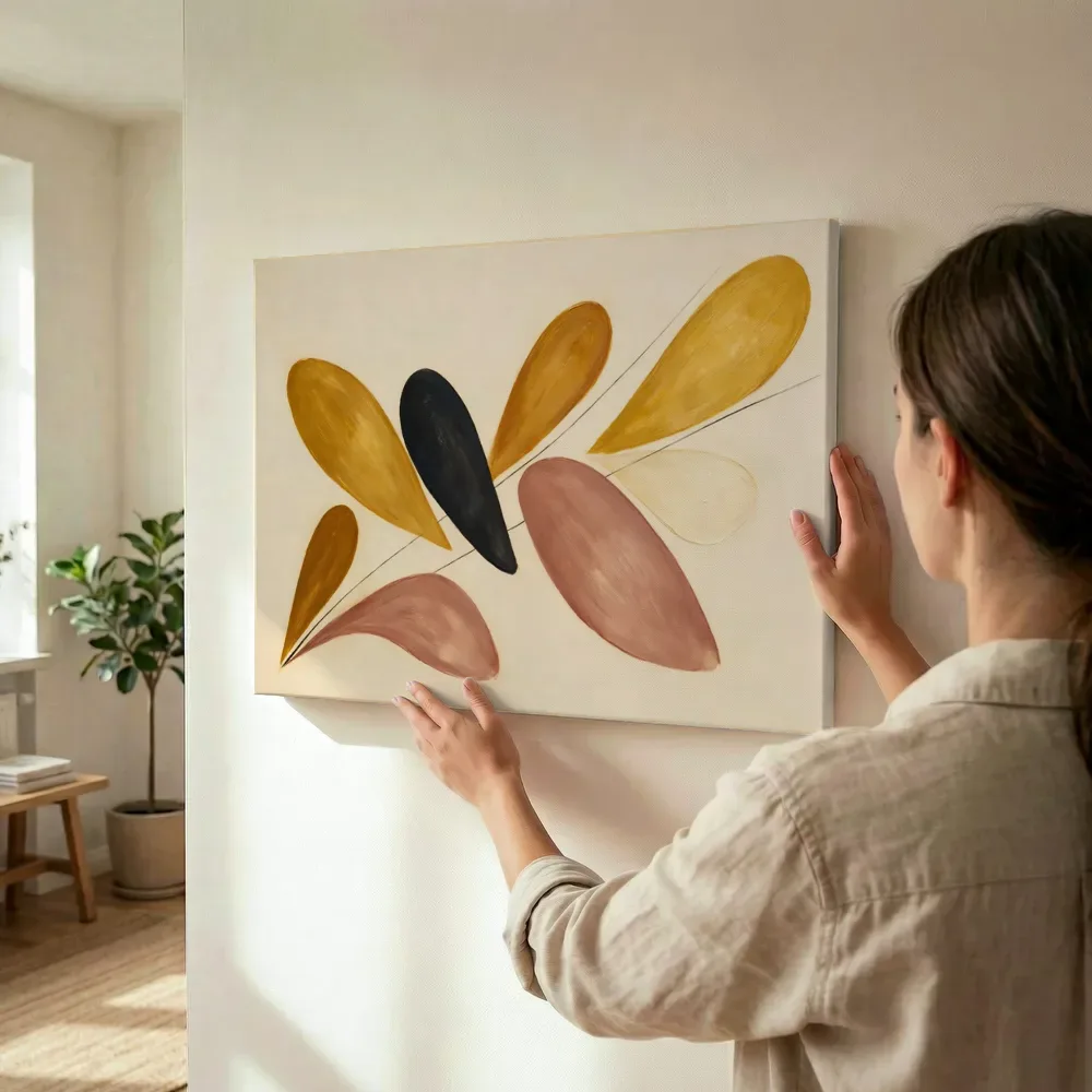 Sfeerimpressie: Druppelvormen Retro Shapes 3 terwijl het wordt opgehangen