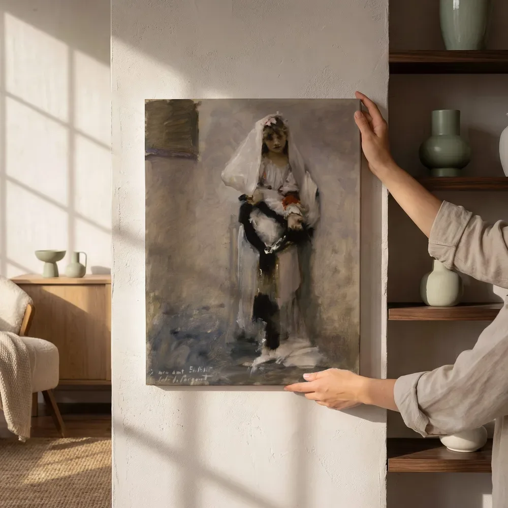 Sfeerimpressie: Een Parijs bedelmeisje van John Singer Sargent naast de kast