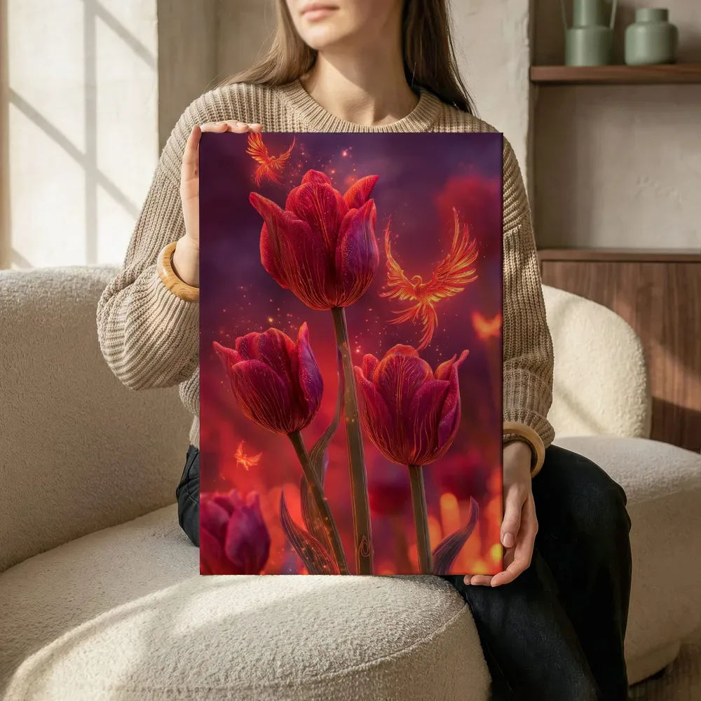 Sfeerimpressie: Tulpen en de vuurvogel terwijl het zittend wordt getoond
