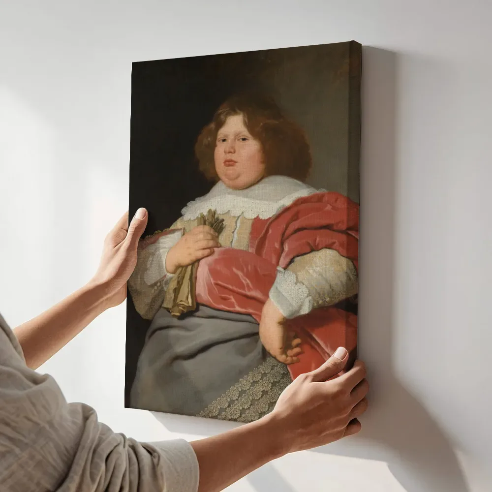 Sfeerimpressie: Gerard Andriesz Bicker, heer van Engelenburg, drost van Muiden van Bartholomeus van der Helst terwijl het aan de muur wordt gehangen
