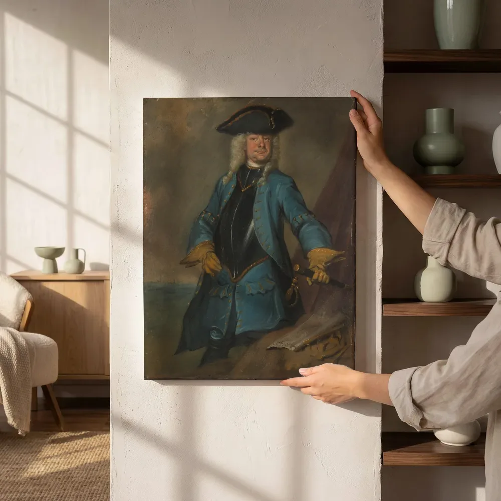 Sfeerimpressie: Gerrit Sichterman, generaal-kwartiermeester der cavalerie van Cornelis Troost naast de kast