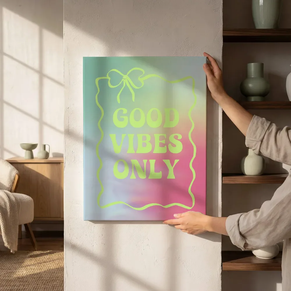 Sfeerimpressie: Good vibes only naast de kast