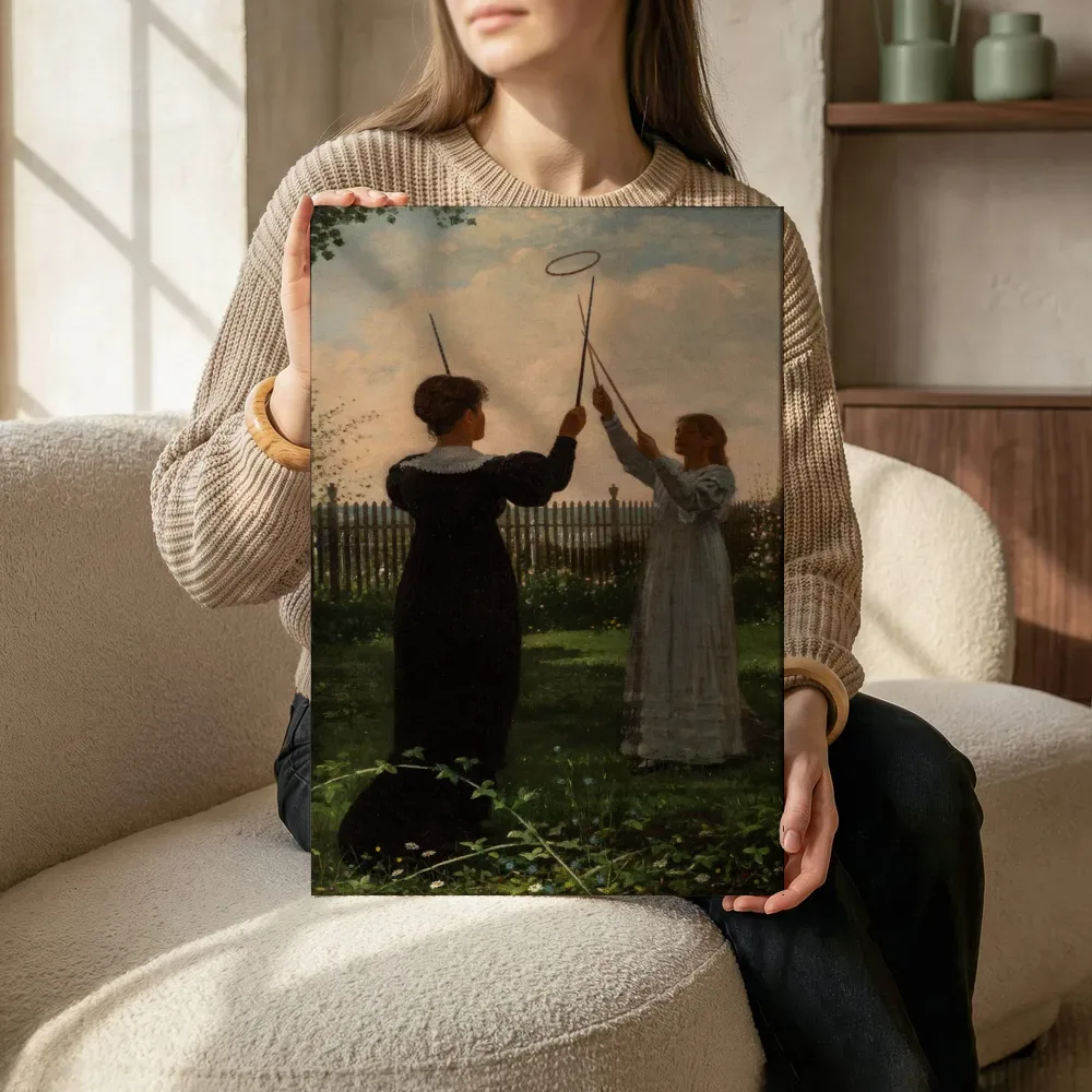 Sfeerimpressie: Grace Hoops van Winslow Homer terwijl het zittend wordt getoond